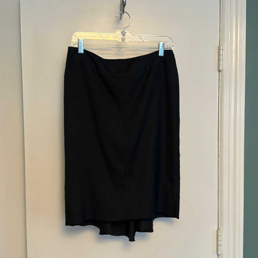 BCBG Max Azria Pin Striped Pencil Skirt